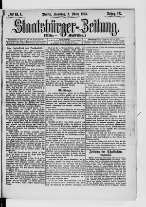 Staatsbürger-Zeitung on Mar 2, 1873
