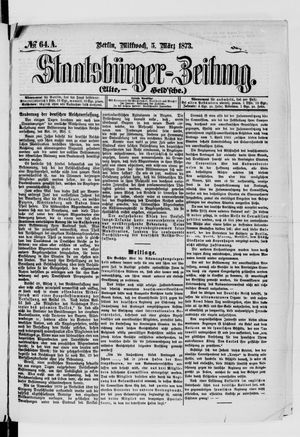 Staatsbürger-Zeitung vom 05.03.1873