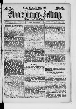 Staatsbürger-Zeitung vom 11.03.1873