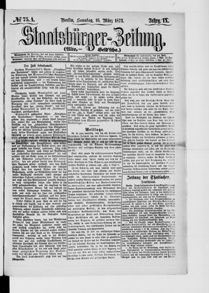 Staatsbürger-Zeitung on Mar 16, 1873