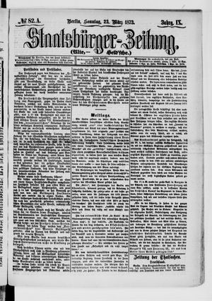 Staatsbürger-Zeitung on Mar 23, 1873
