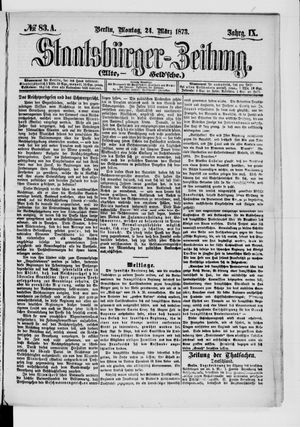 Staatsbürger-Zeitung on Mar 24, 1873