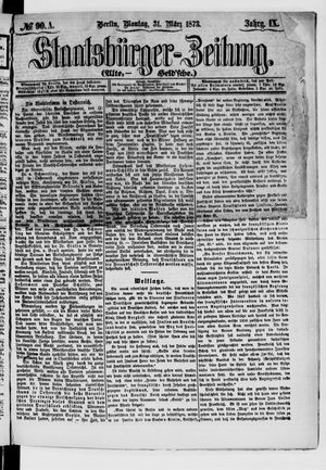 Staatsbürger-Zeitung vom 31.03.1873