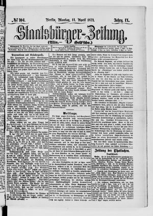 Staatsbürger-Zeitung vom 14.04.1873
