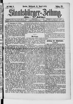 Staatsbürger-Zeitung on Apr 16, 1873