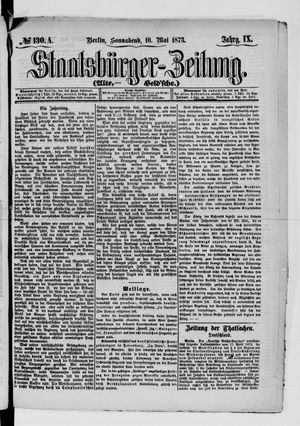 Staatsbürger-Zeitung vom 10.05.1873
