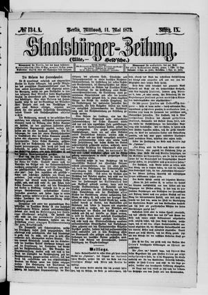 Staatsbürger-Zeitung on May 14, 1873
