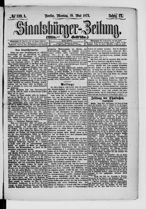 Staatsbürger-Zeitung on May 19, 1873