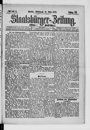 Staatsbürger-Zeitung on May 21, 1873