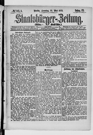 Staatsbürger-Zeitung on May 25, 1873