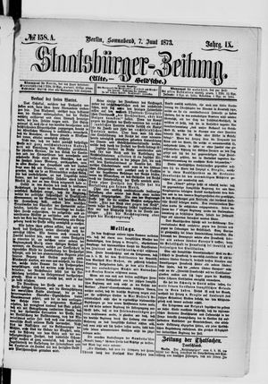 Staatsbürger-Zeitung on Jun 7, 1873