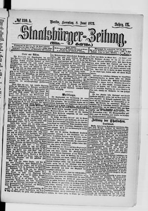 Staatsbürger-Zeitung on Jun 8, 1873