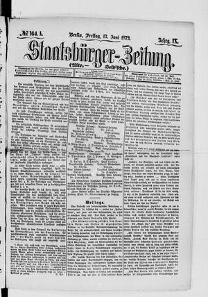 Staatsbürger-Zeitung vom 13.06.1873