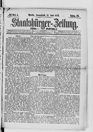 Staatsbürger-Zeitung vom 14.06.1873