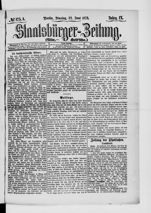 Staatsbürger-Zeitung on Jun 24, 1873