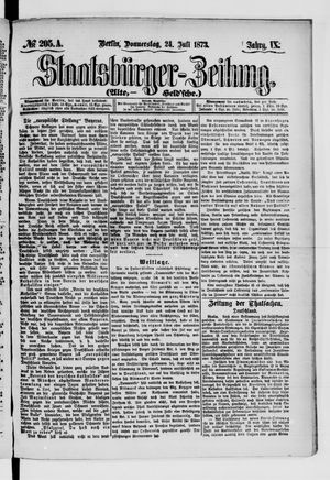 Staatsbürger-Zeitung on Jul 24, 1873