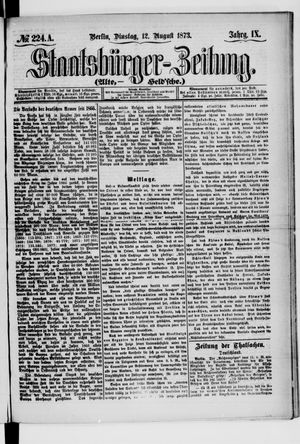 Staatsbürger-Zeitung vom 12.08.1873