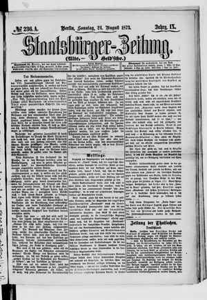 Staatsbürger-Zeitung on Aug 24, 1873