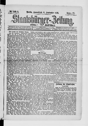 Staatsbürger-Zeitung on Sep 6, 1873