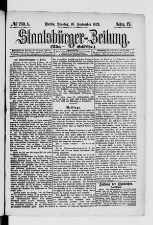 Staatsbürger-Zeitung vom 16.09.1873