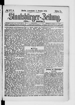 Staatsbürger-Zeitung vom 04.10.1873