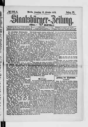 Staatsbürger-Zeitung vom 12.10.1873