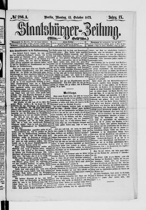 Staatsbürger-Zeitung vom 13.10.1873