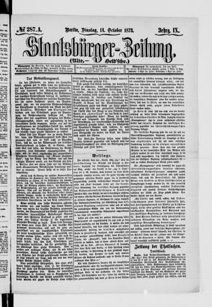 Staatsbürger-Zeitung vom 14.10.1873