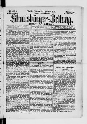 Staatsbürger-Zeitung on Oct 24, 1873
