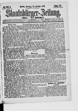 Staatsbürger-Zeitung vom 28.10.1873