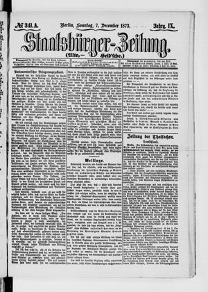 Staatsbürger-Zeitung vom 07.12.1873