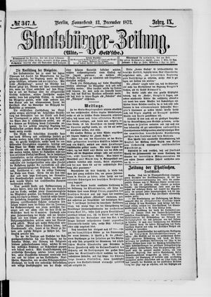 Staatsbürger-Zeitung vom 13.12.1873