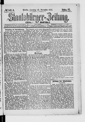 Staatsbürger-Zeitung vom 14.12.1873