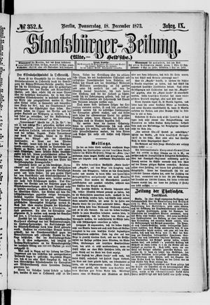 Staatsbürger-Zeitung vom 18.12.1873