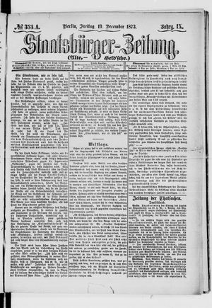Staatsbürger-Zeitung on Dec 19, 1873