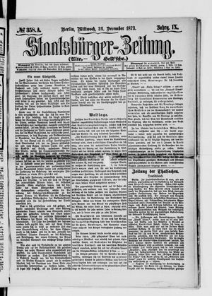 Staatsbürger-Zeitung vom 24.12.1873