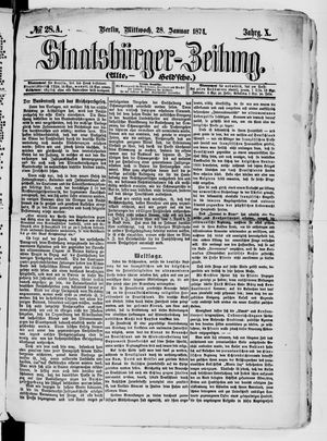 Staatsbürger-Zeitung vom 28.01.1874