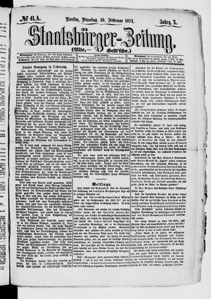Staatsbürger-Zeitung vom 10.02.1874