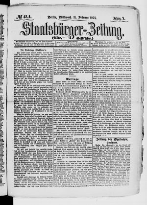 Staatsbürger-Zeitung vom 11.02.1874