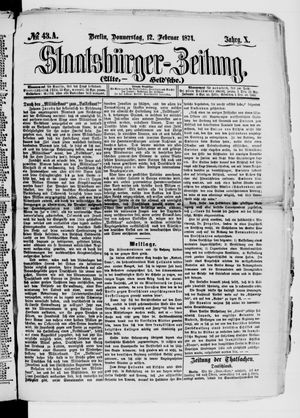 Staatsbürger-Zeitung vom 12.02.1874