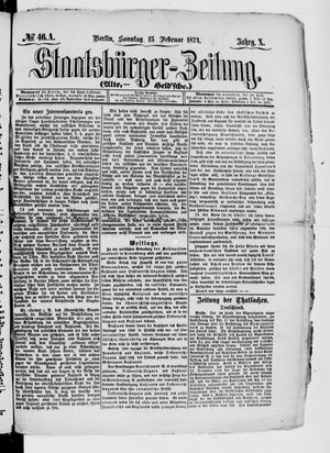 Staatsbürger-Zeitung vom 15.02.1874