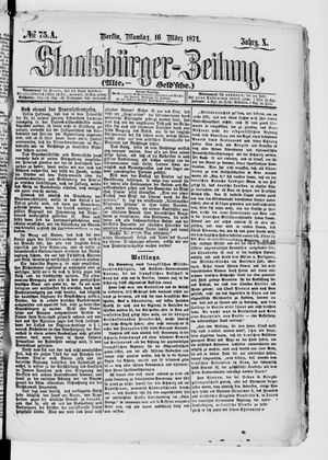 Staatsbürger-Zeitung vom 16.03.1874