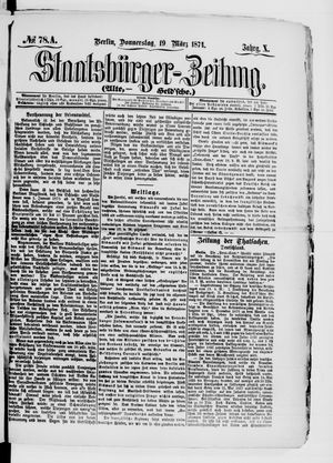 Staatsbürger-Zeitung vom 19.03.1874