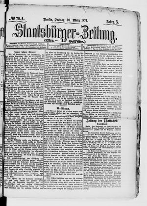 Staatsbürger-Zeitung vom 20.03.1874