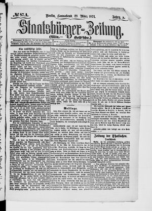 Staatsbürger-Zeitung vom 28.03.1874