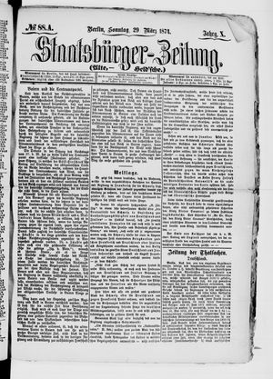 Staatsbürger-Zeitung vom 29.03.1874