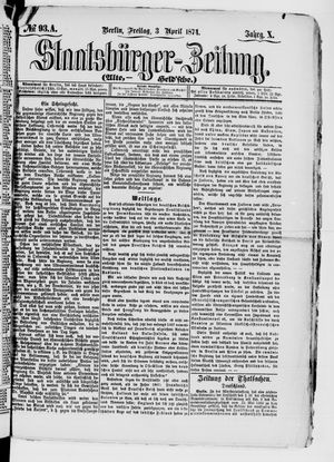 Staatsbürger-Zeitung vom 03.04.1874