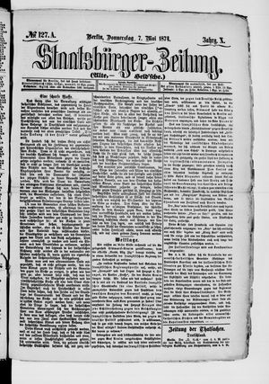 Staatsbürger-Zeitung vom 07.05.1874