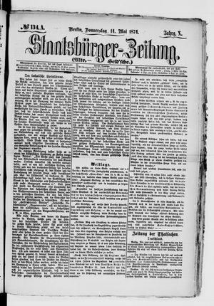 Staatsbürger-Zeitung vom 14.05.1874