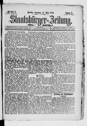 Staatsbürger-Zeitung vom 17.05.1874